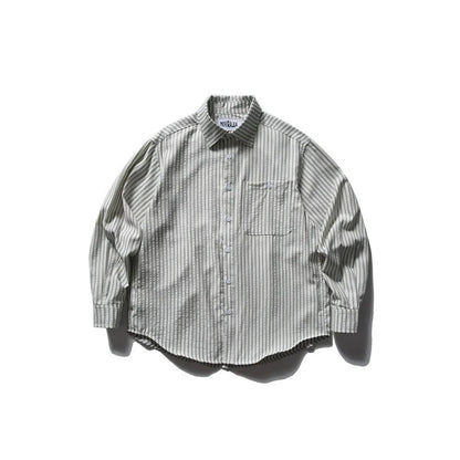 Long Sleeve Shirt Stripe Shirt Men