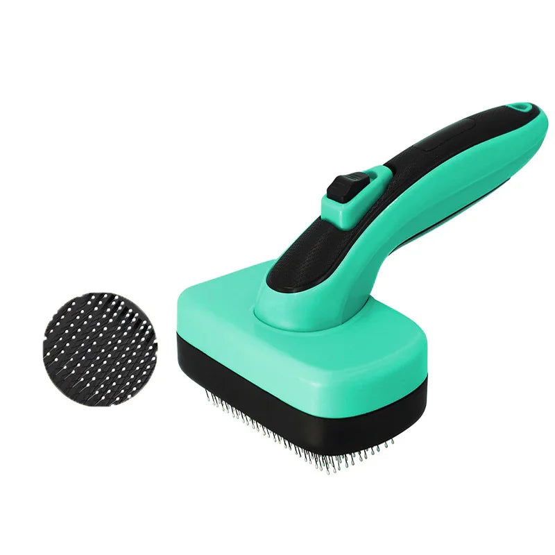 Pet Brush Dog Comb Massage Brush Automatic Hair Brush Cat And Dog Knotting Comb Automatic Hair Removal Brush Cleaning Supplies