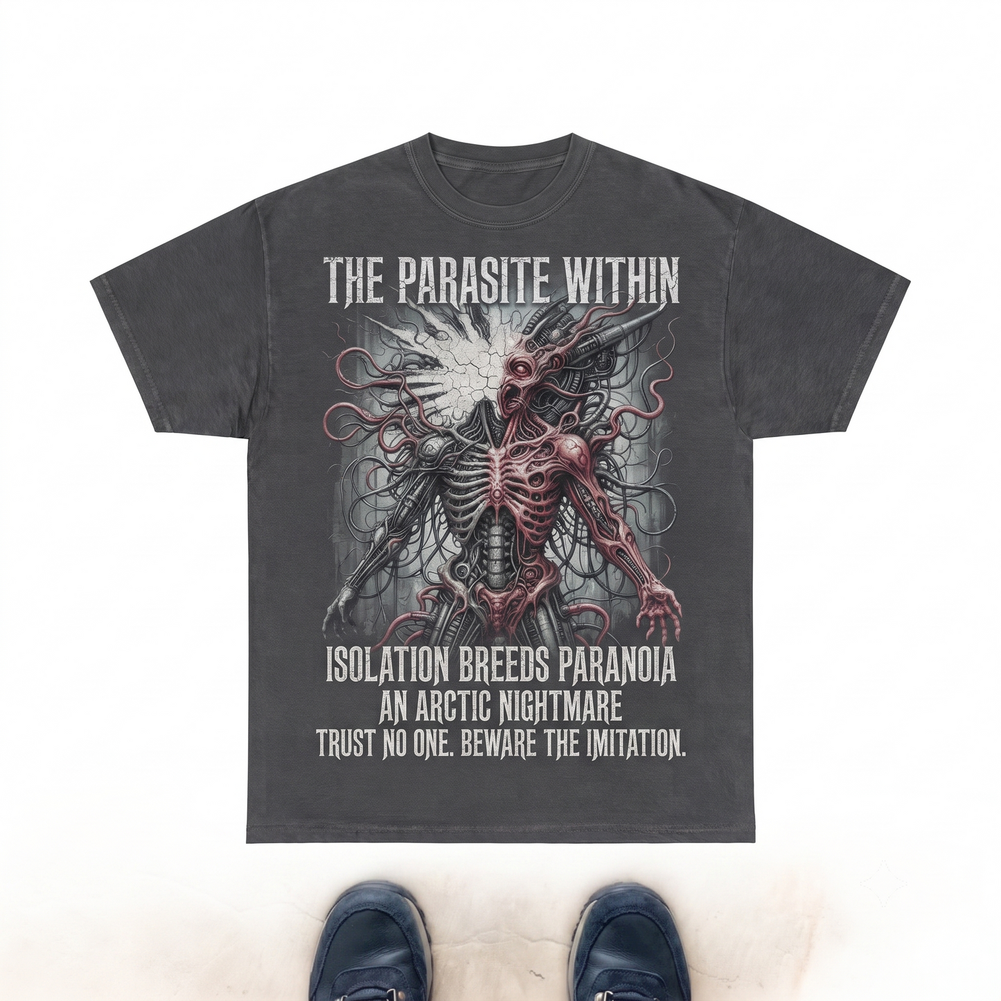 Sci-Fi Horror Classic Creature Feature Graphic Tee  Retro 80s Cult Movie Fan Apparel  Unisex T-shirt
