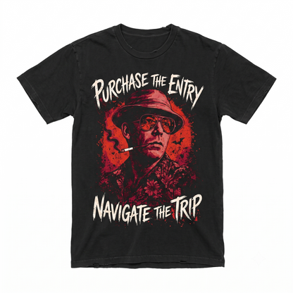 Hunter S Thompson Retro Gonzo Journalism Unisex T-shirt
