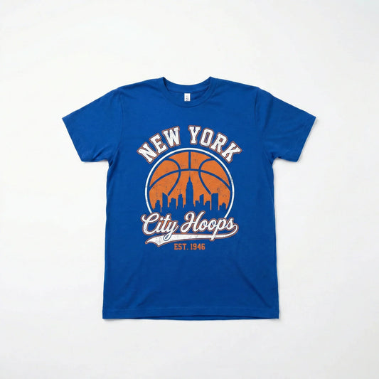 Vintage New York Basketball City Hoops Shirt - Game Day Fan Apparel (T-Shirt, Long Sleeve, Hoodie)