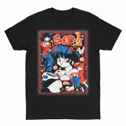 Vintage 90s Martial Arts Anime Style Graphic Tee, Funny Panda Transformation Retro Manga Apparel Unisex T-shirt