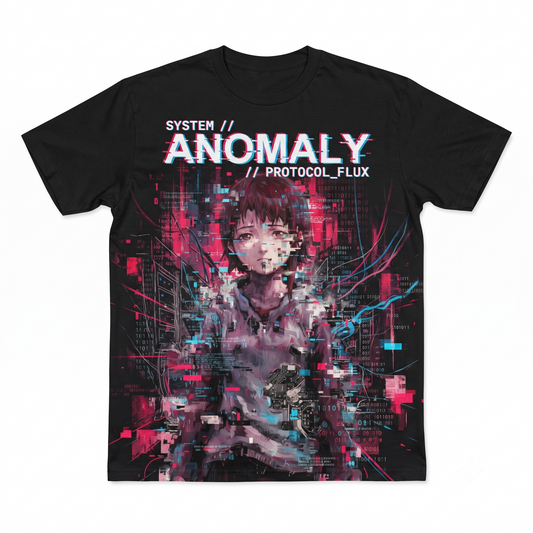 Cybernetic Anime Girl Aesthetic Graphic Tee Experimental Tech Wear Unisex Tshirt