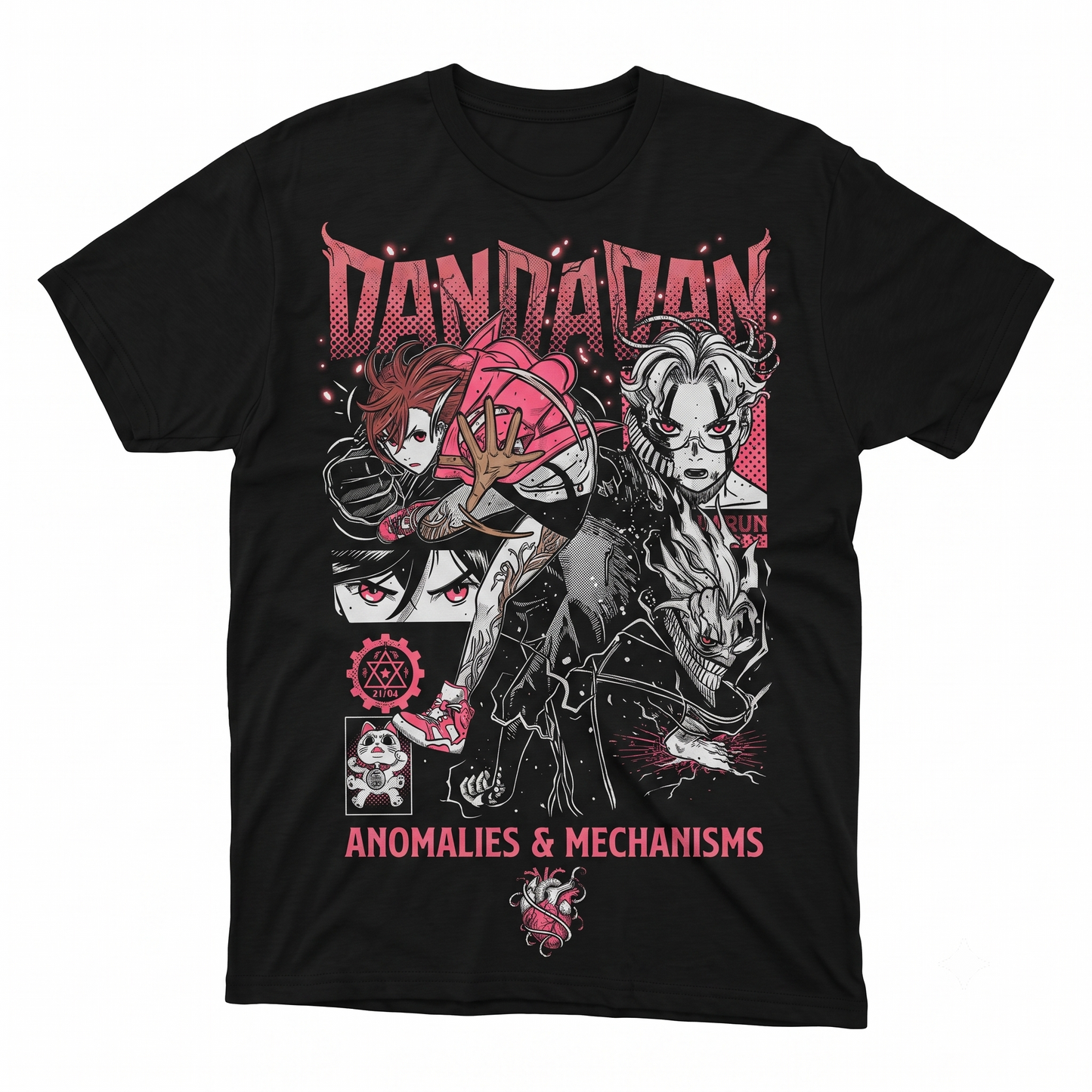 Anime Battle Graphic Tee, Supernatural Manga Art Streetwear, Japanese Aesthetic Unisex Shirt