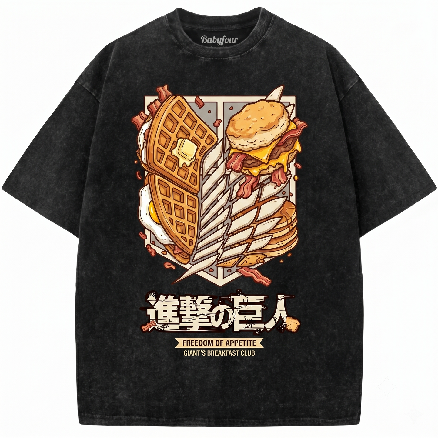 Scouting Legion Wings of Freedom Vintage Graphic Tee - Retro Anime Distressed Unisex T-Shirt