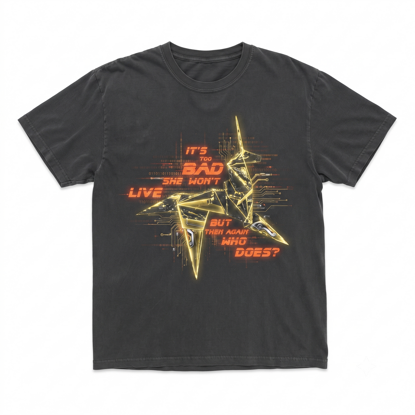 Blade Runner Inspired Origami Unicorn Sci-Fi Movie Graphic Unisex T-shirt