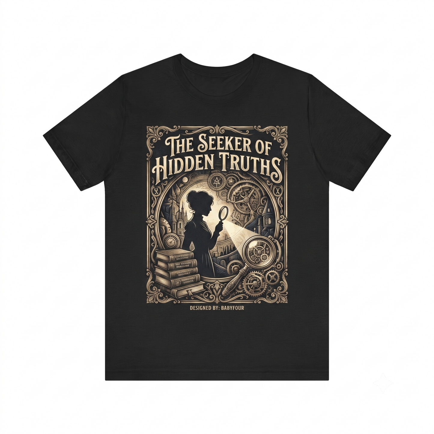Retro Mystery Book Graphic Tee - Vintage Sleuth Aesthetic Clothing, Dark Academia Bookish Gift - Unisex T-shirt