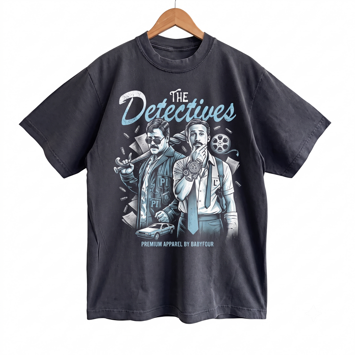 Vintage 2016 Crime Comedy Film Graphic Tee Retro Detective Movie Fan Merchandise Unisex T-Shirt