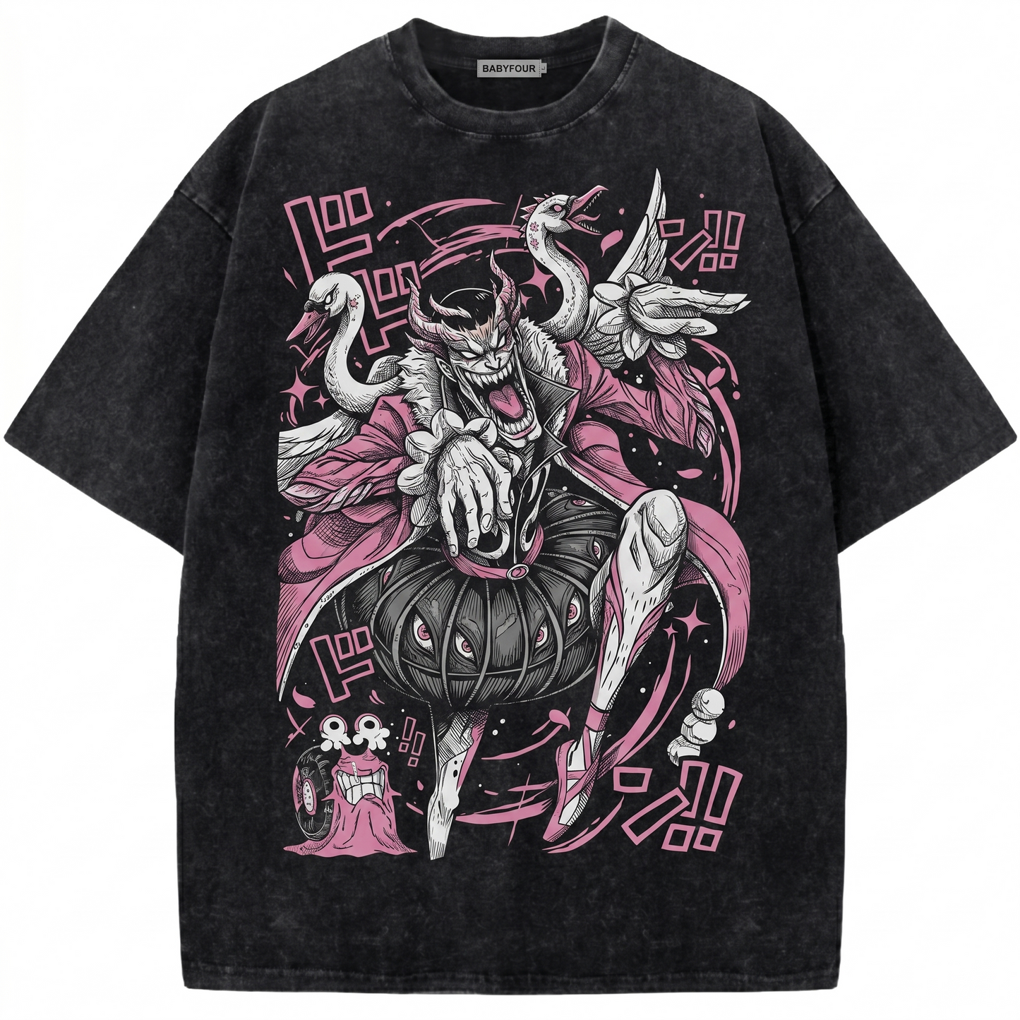 Retro Okama Swan Anime Graphic Tee - Vintage Clay Ballet Fighter Unisex T-Shirt