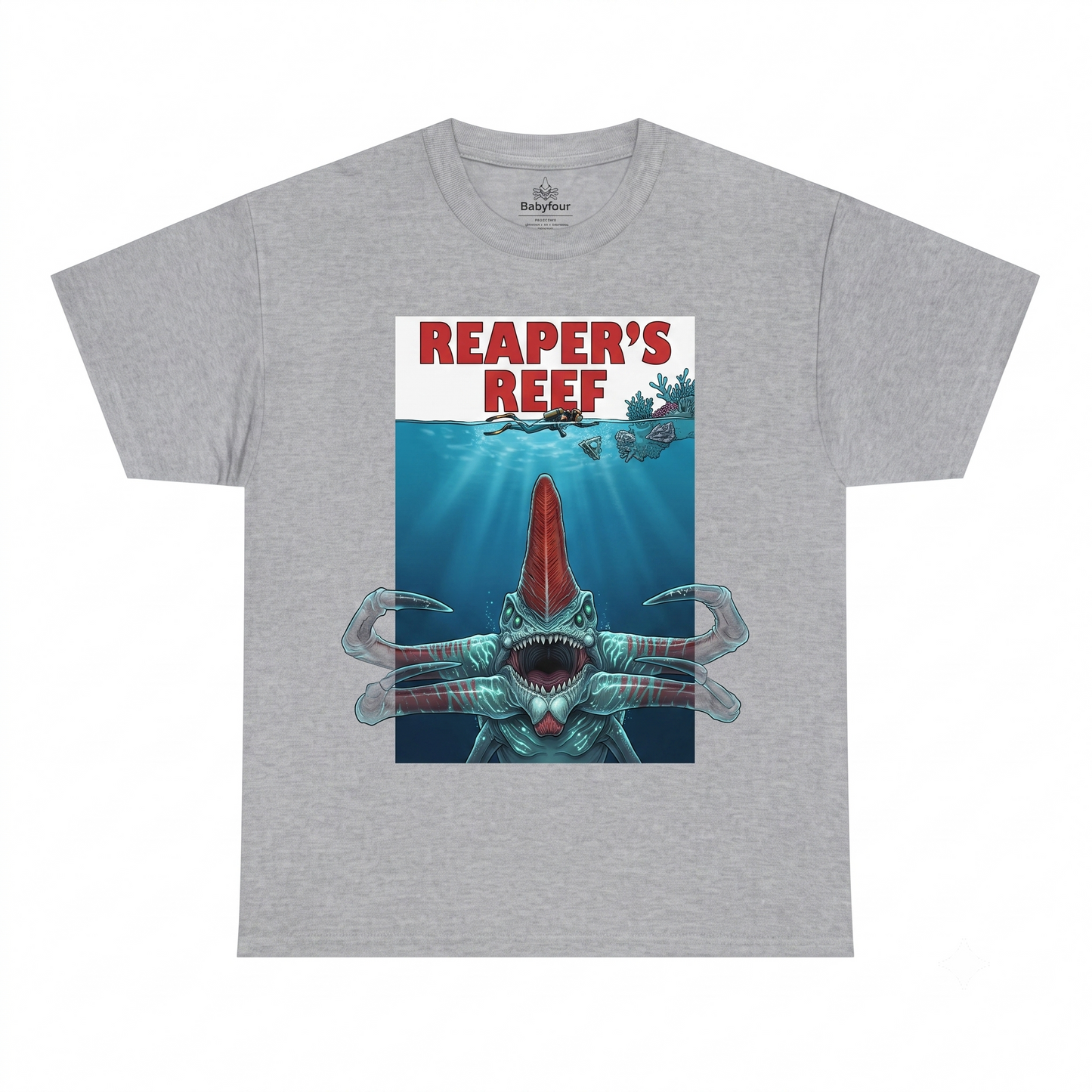 Deep Sea Ocean Survival Gaming Graphic Tee - Alien Planet Underwater Explorer Shirt - Unisex T-shirt
