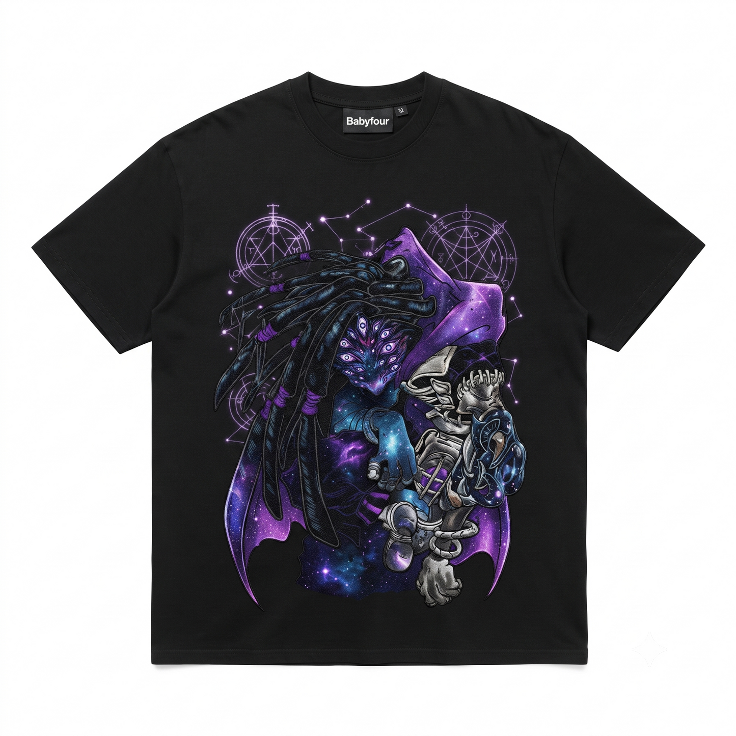 Graphic T-Shirt, Anime Style Streetwear, Cyberpunk Aesthetic Graphic Tee for MenUnisex, Heavyweight Cotton Oversized Shirt
