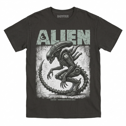 Vintage 90s Sci-Fi Horror Graphic Tee - Retro Space Monster Outwear Gift - Unisex T-shirt