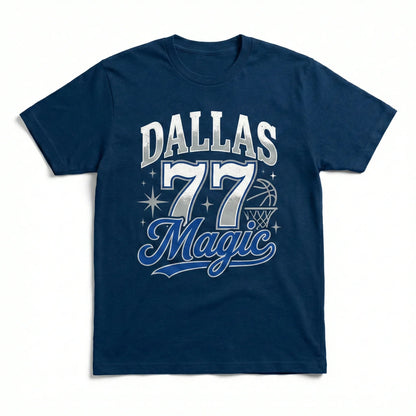 Premium Dallas 77 Magic Basketball Game Day Graphic | Fan Apparel (T-Shirt, Hoodie, Sweatshirt & More)