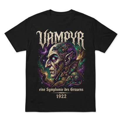 Nosferatu Vampire Vintage Graphic Tee - Classic Horror Movie Apparel, Retro Gothic Silent Film Unisex T-shirt