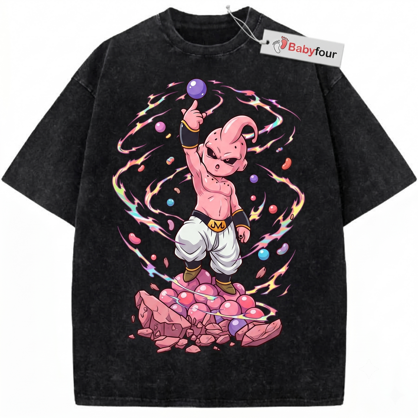 Pink Anime Villain Retro Graphic Tee - Vintage Aesthetic Cartoon Graphic Unisex T-shirt