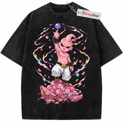 Pink Anime Villain Retro Graphic Tee - Vintage Aesthetic Cartoon Graphic Unisex T-shirt
