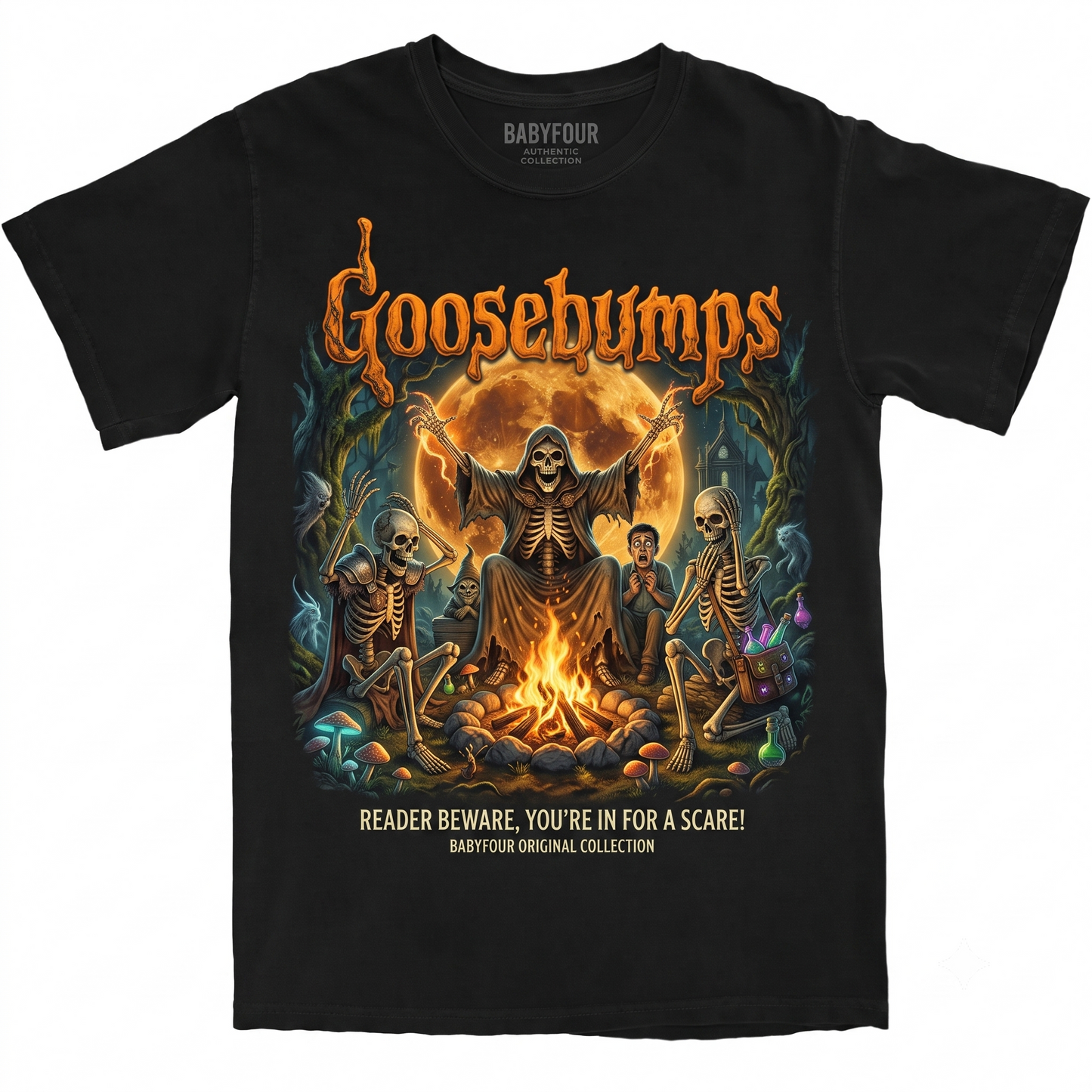 Vintage 90s Horror Camp Book Cover Retro Graphic Unisex T-Shirt