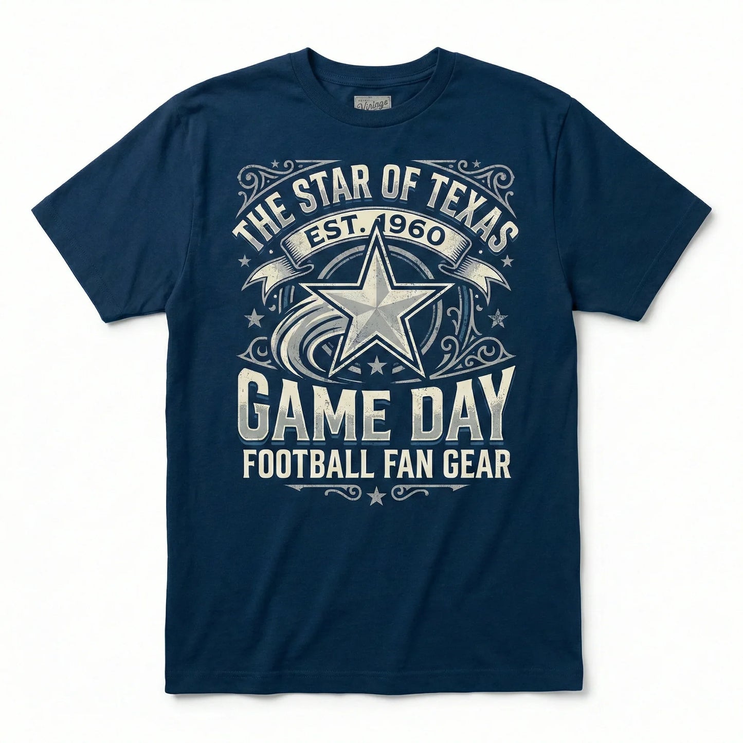 Vintage Dallas Football Game Day Star Apparel - Texas Fan Gear