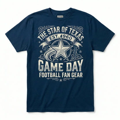 Vintage Dallas Football Game Day Star Apparel - Texas Fan Gear