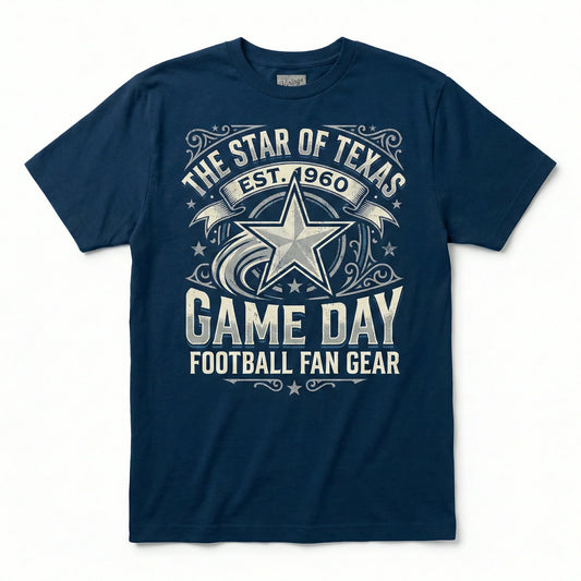 Vintage Dallas Football Game Day Star Apparel - Texas Fan Gear