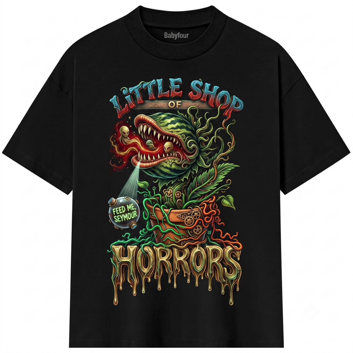 80s Dark Comedy Musical Plant - Feed Me Seymour Horror Unisex T-Shirt