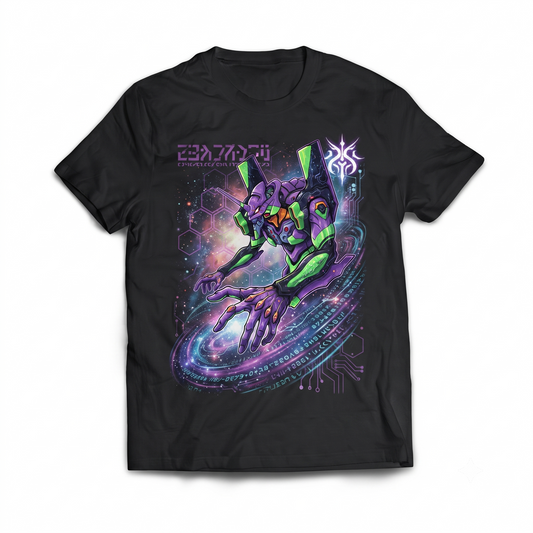 Anime Mecha Robot Graphic T-Shirt - Sci-Fi Warrior Unisex Crewneck Tee