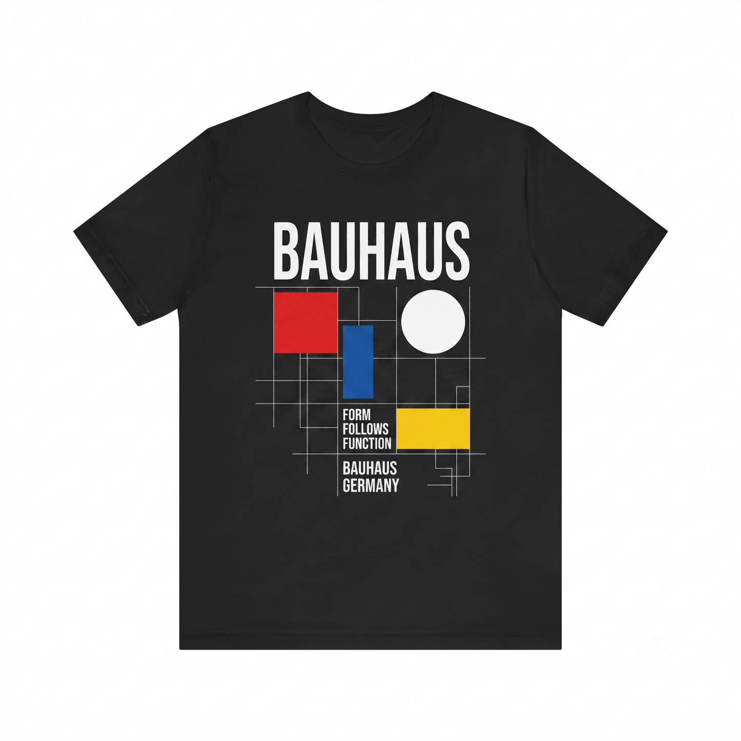 Bauhaus Form Follows Function Retro German Art Movement Unisex T-shirt
