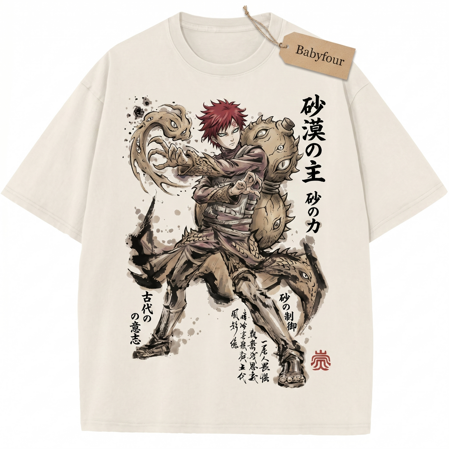 Vintage Sand Ninja Anime Graphic T-Shirt, Retro Japanese Shinobi Tee, Unisex Tshirt