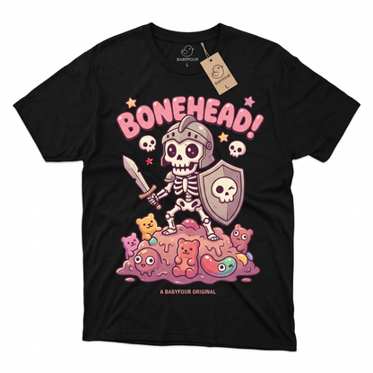 Dark Swordsman and Skeleton Warrior Retro Graphic Manga Tee - Vintage Japanese Anime Unisex T-shirt