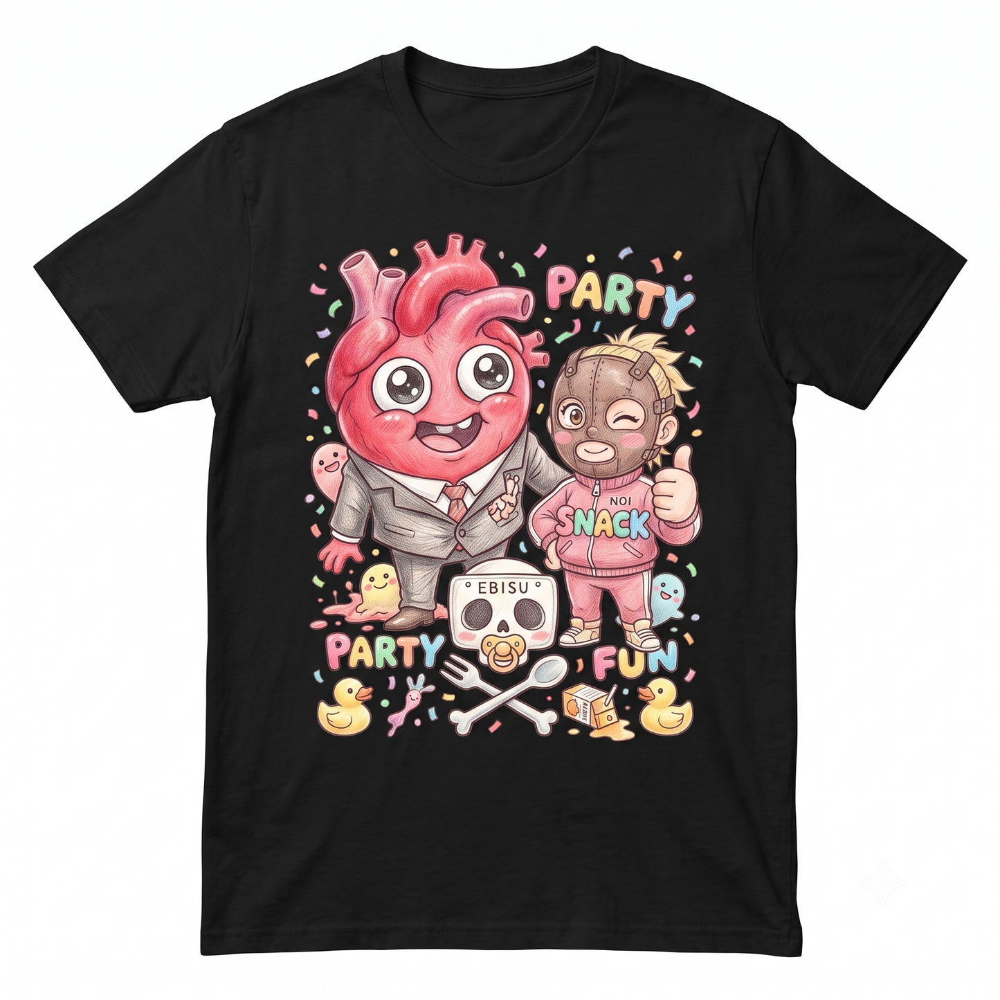 Goth Magic Chaos Gyoza Inspired Graphic Tee Unisex T-shirt
