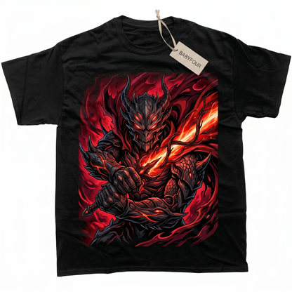 Vintage Dark Side Space Lord Graphic Tee - Retro Sci-Fi Galaxy Villain Movie Unisex T-Shirt
