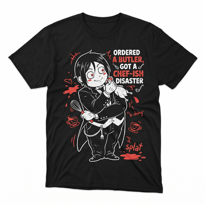 Dark Butler Anime Character Classic Graphic Design Unisex T-shirt