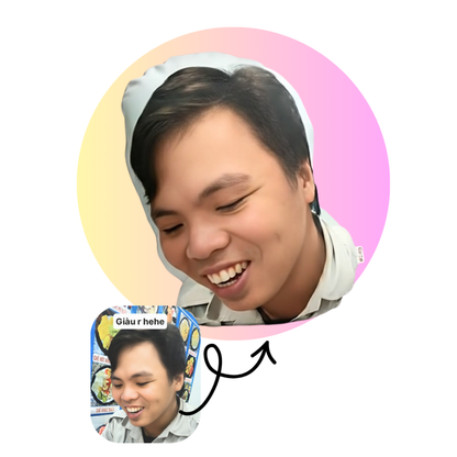 Person wearing a helmet with colorful design and text, smiling.