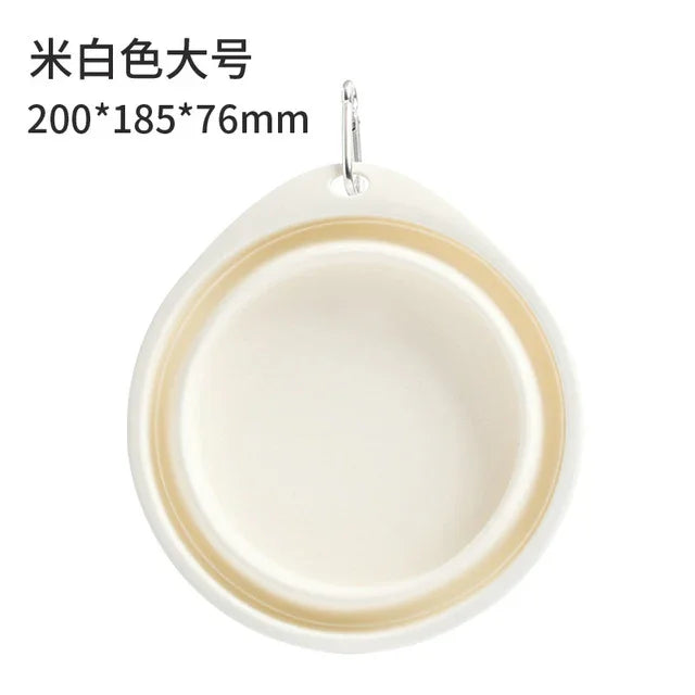 Xiaomi Folding Pet Feeding Bowl Foldable Cat Dog Food Container Travel Portable Water Bowl Feeder Eco-friendly Silicone BPA