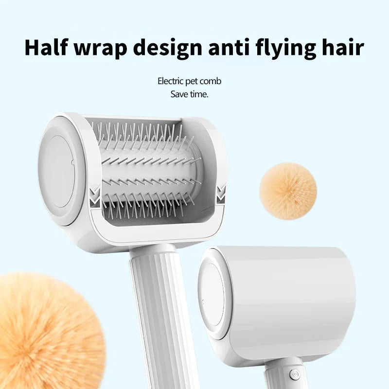 Pet Comb Automatic Groomer Cat Dog Charging Automatic Massage Comb Floating Hair Remover