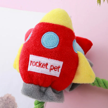 Pet cotton rope toy dog resistant to biting and grinding teeth