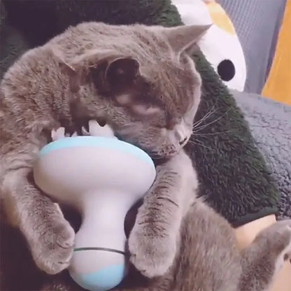 Pet Intelligent Cats Automatic Rotate Waterproof Electric Dragon Claw Han Charging Cat Massager 3D Head Massager Omnidirectional