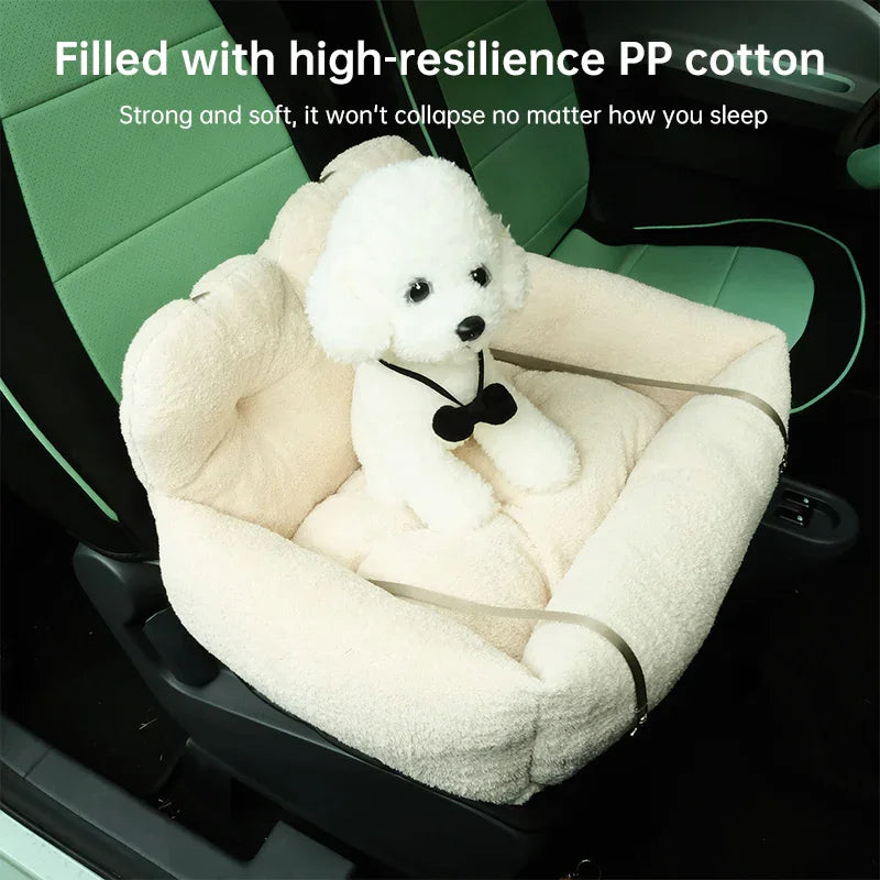 Foldable Pet Car Seat Hammock for Dogs and Cats - Safe Travel Carrier
