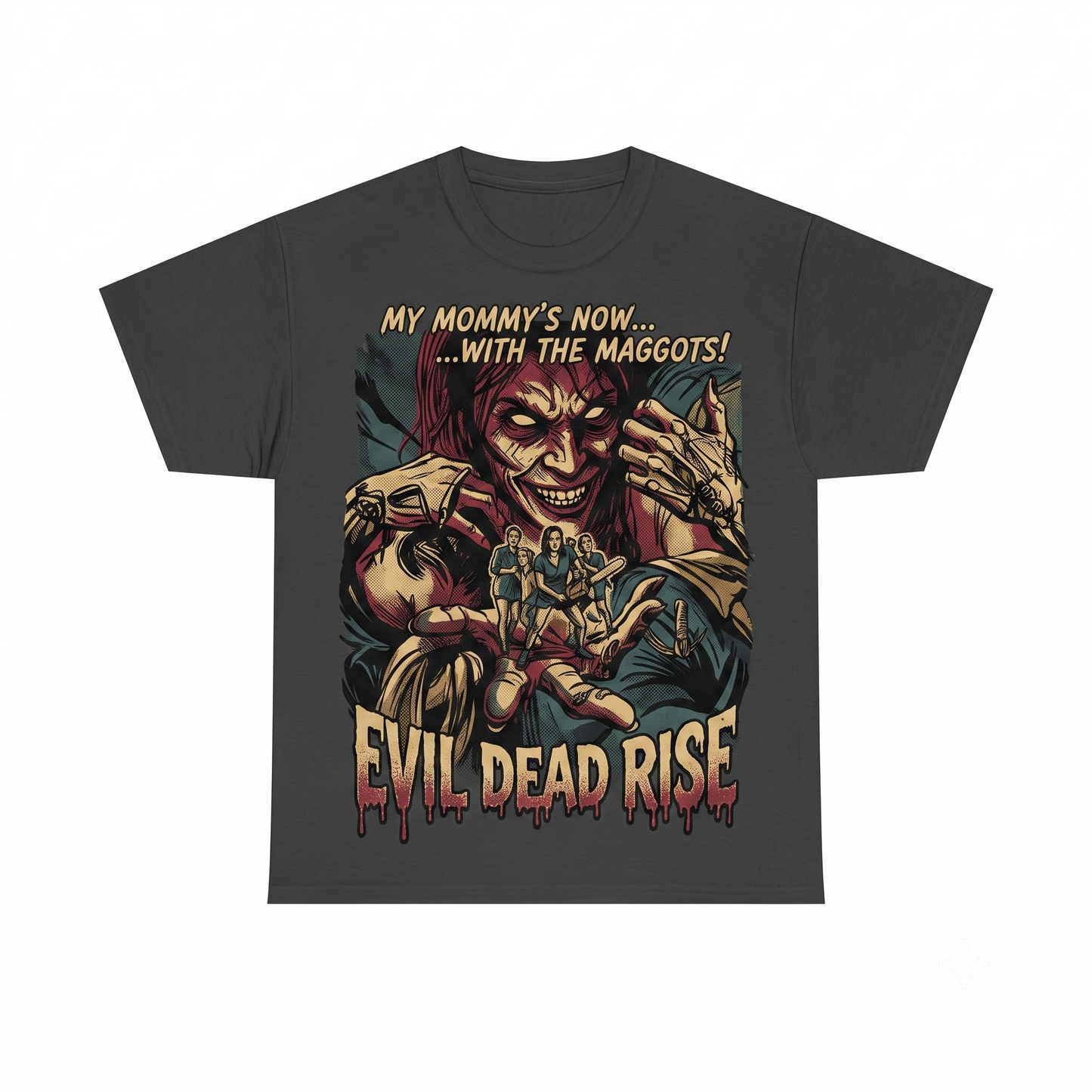 Retro Dead Rise Horror Movie Graphic Tee - Vintage Scary Film Fan Merchandise - Unisex T-shirt