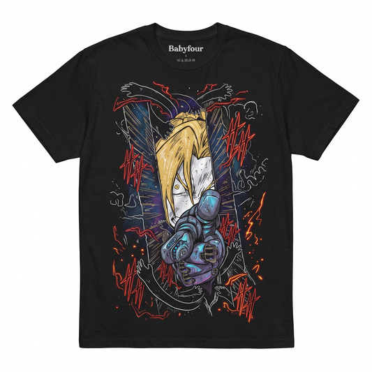 Japanese Streetwear Fire Graphic Tee - 100% Cotton Premium Aesthetic Unisex T-shirt