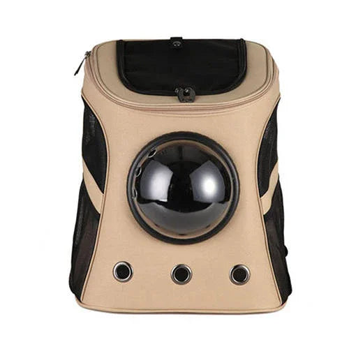 Portable Large Space Pet Dog Backpack Cat With Large Double Shoulder Pet Breathable Bag