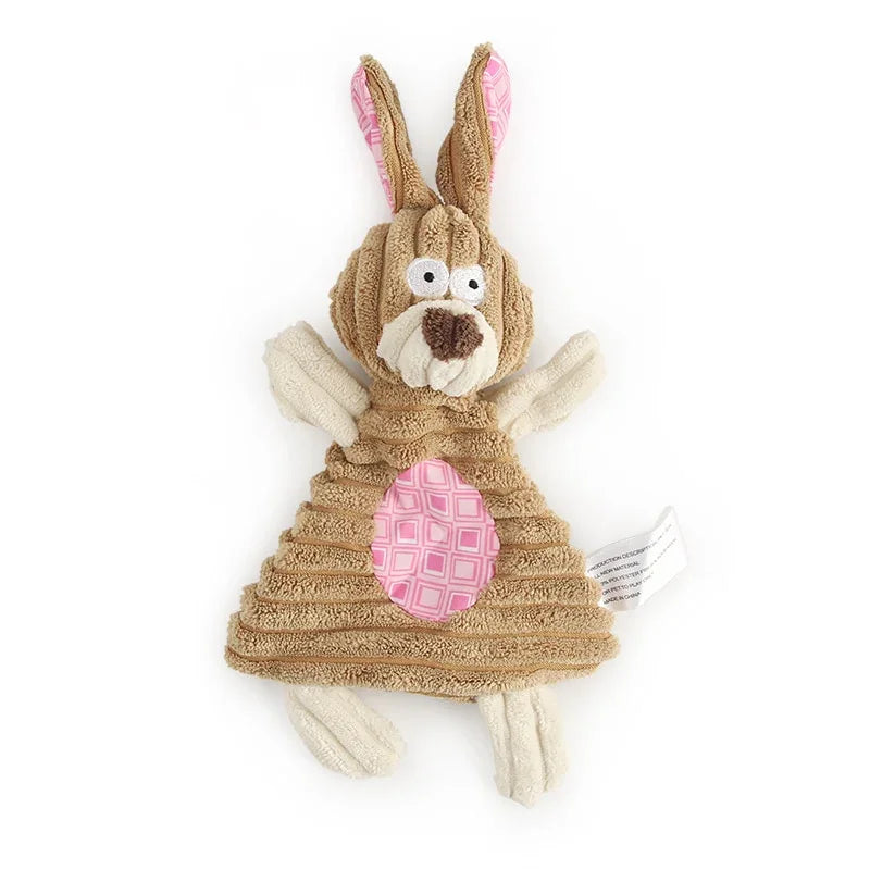 Corduroy Sound Pet Toy Dog Squeak Toy for Rabbit Mouse Cattle Clean Teeth Puppy Toys Pet Accessories Small Dog Toy