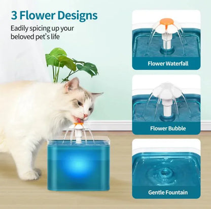 Automatic Cat Water Fountain Filter Indoor 2L LED Drinker for cats Water Dispenser Pet Drinking Fountain for cats Feeder