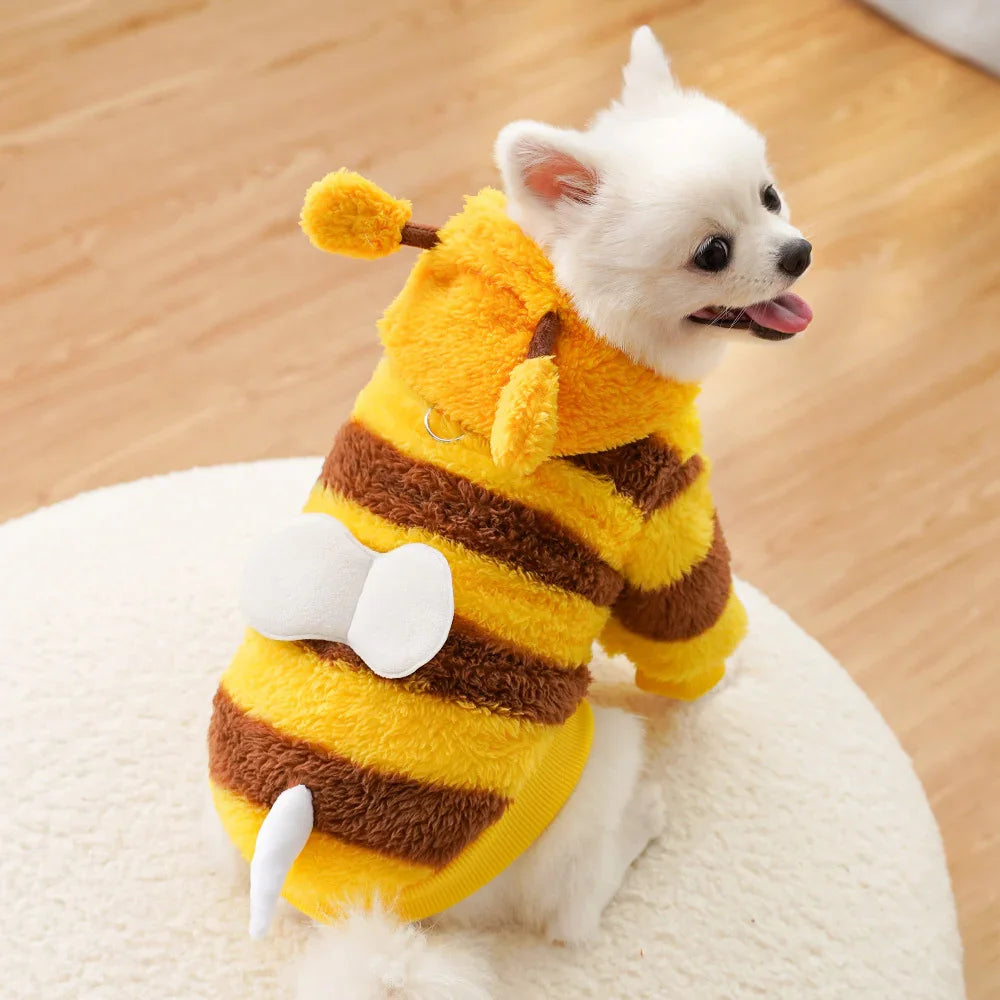 Pet clothes dog cat transformation outfit teddy bear fighting cat plush toy