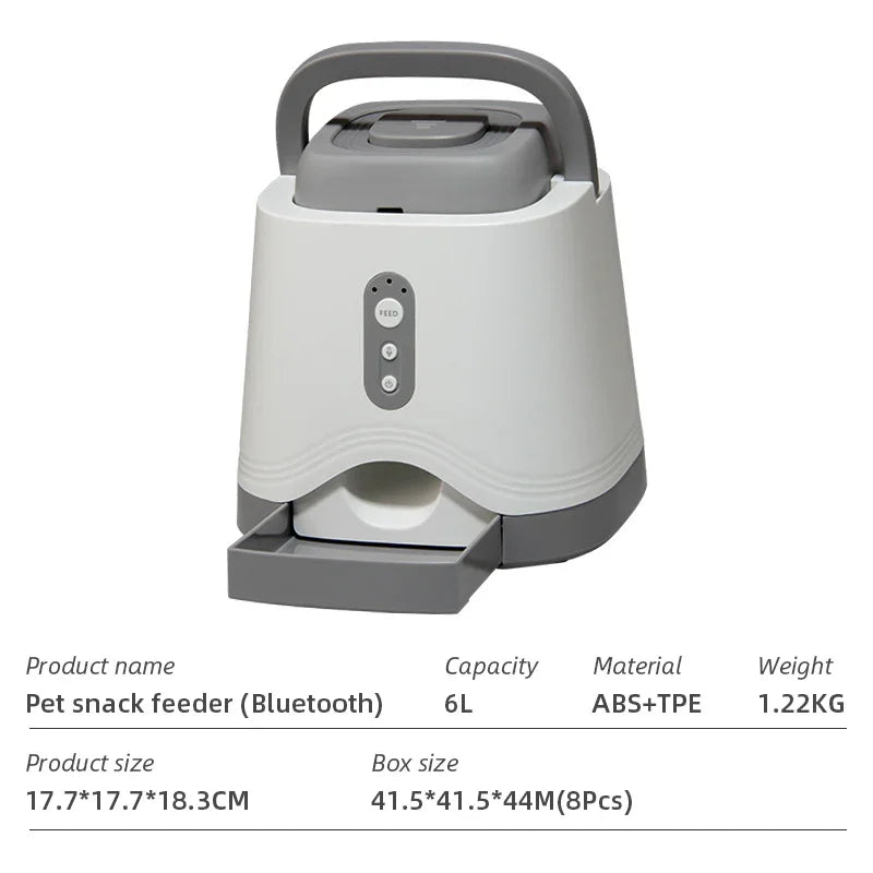 Wifi Smart APP Pet Feeder Household use Microchip Dog Automatic Pet Feeder Automatic Pet Feeder