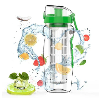 1000ml Free Fruit Infuser Juice Shaker Sports Lemon Water Bottle Tour hiking Portable Climbing Camp Bottles Outdoor Kettle Pro