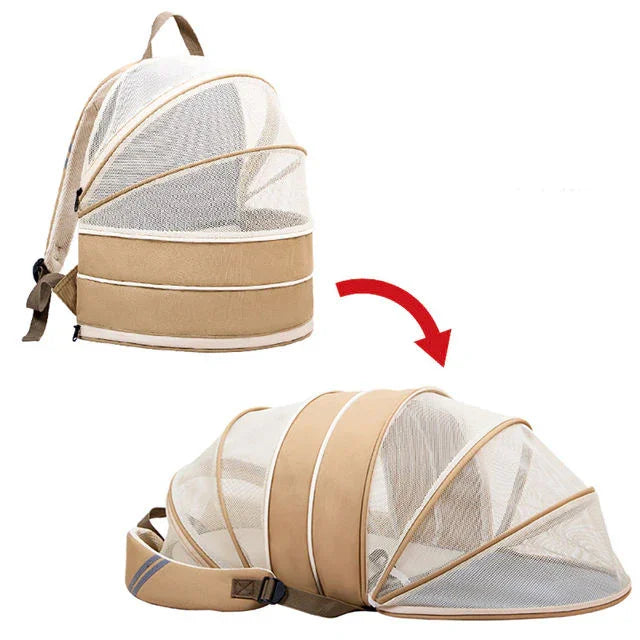 Cat Bag Expandable Out Portable School Bag Cat Cage Shoulder Backpack Pet Bag Summer Breathable Cat Out Backpack