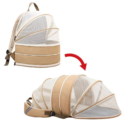 Cat Bag Expandable Out Portable School Bag Cat Cage Shoulder Backpack Pet Bag Summer Breathable Cat Out Backpack