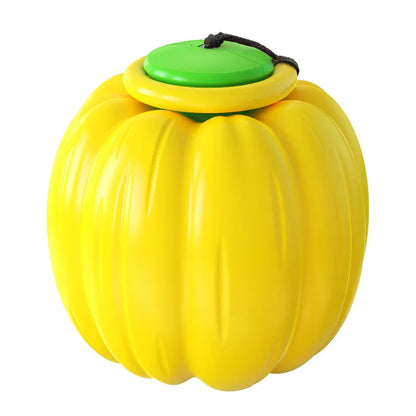 Pet Supplies Dog Molars Bite Resistant Ball Pumpkin Hand Throwing Elastic Toy Ball
