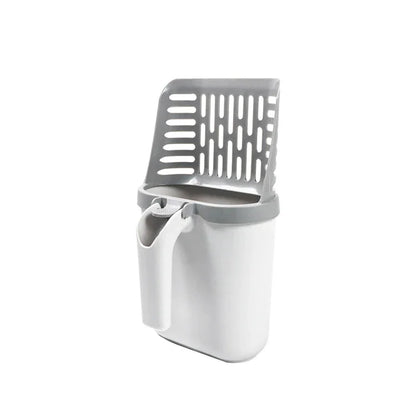 Comfortable handle lightning shovel sand plastic integrated tofu cat litter shovel